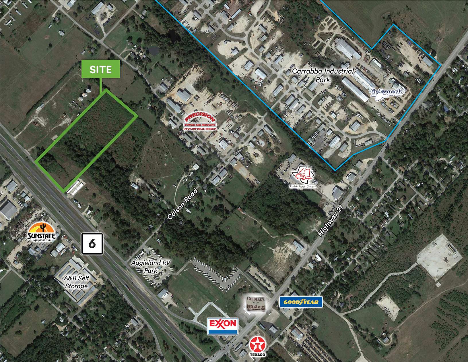 13.6 Acres of Commercial Land for Sale in Bryan, Texas
