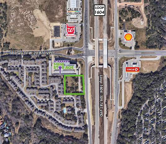 1.345 Acres of Land for Sale in San Antonio, Texas