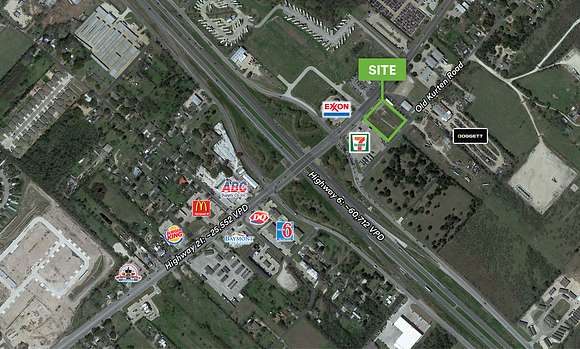 1.43 Acres of Commercial Land for Lease in Bryan, Texas