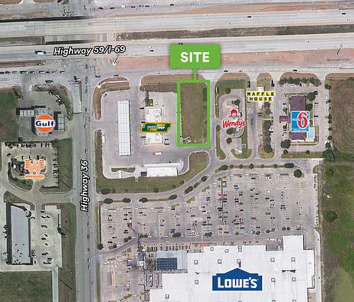 0.5 Acres of Mixed-Use Land for Lease in Rosenberg, Texas