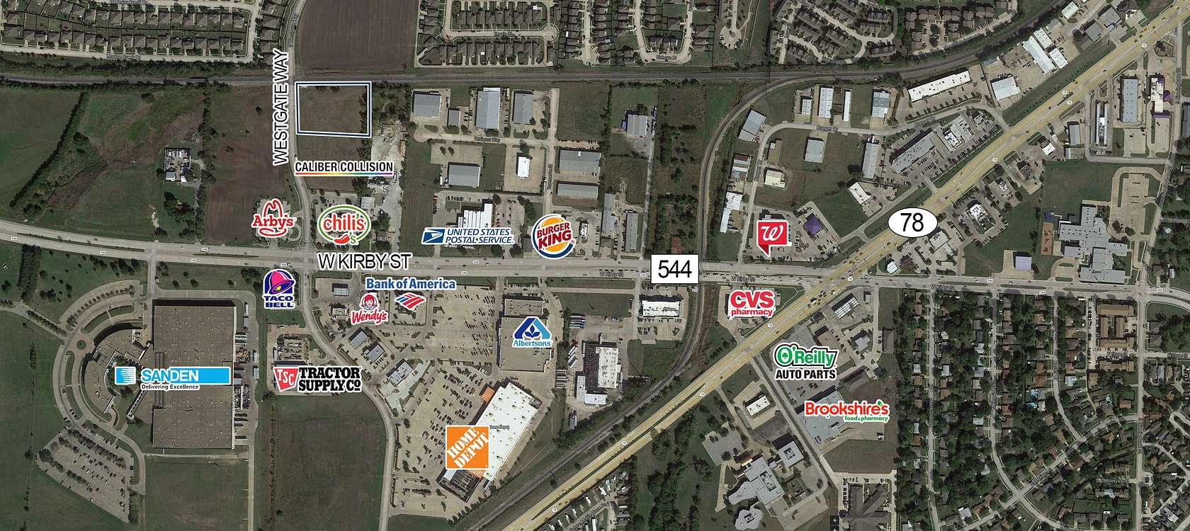 2 Acres of Commercial Land for Sale in Wylie, Texas