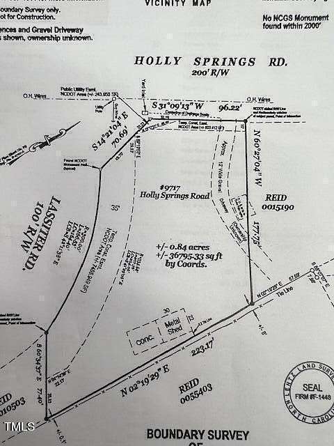 0.84 Acres of Commercial Land for Sale in Holly Springs, North Carolina