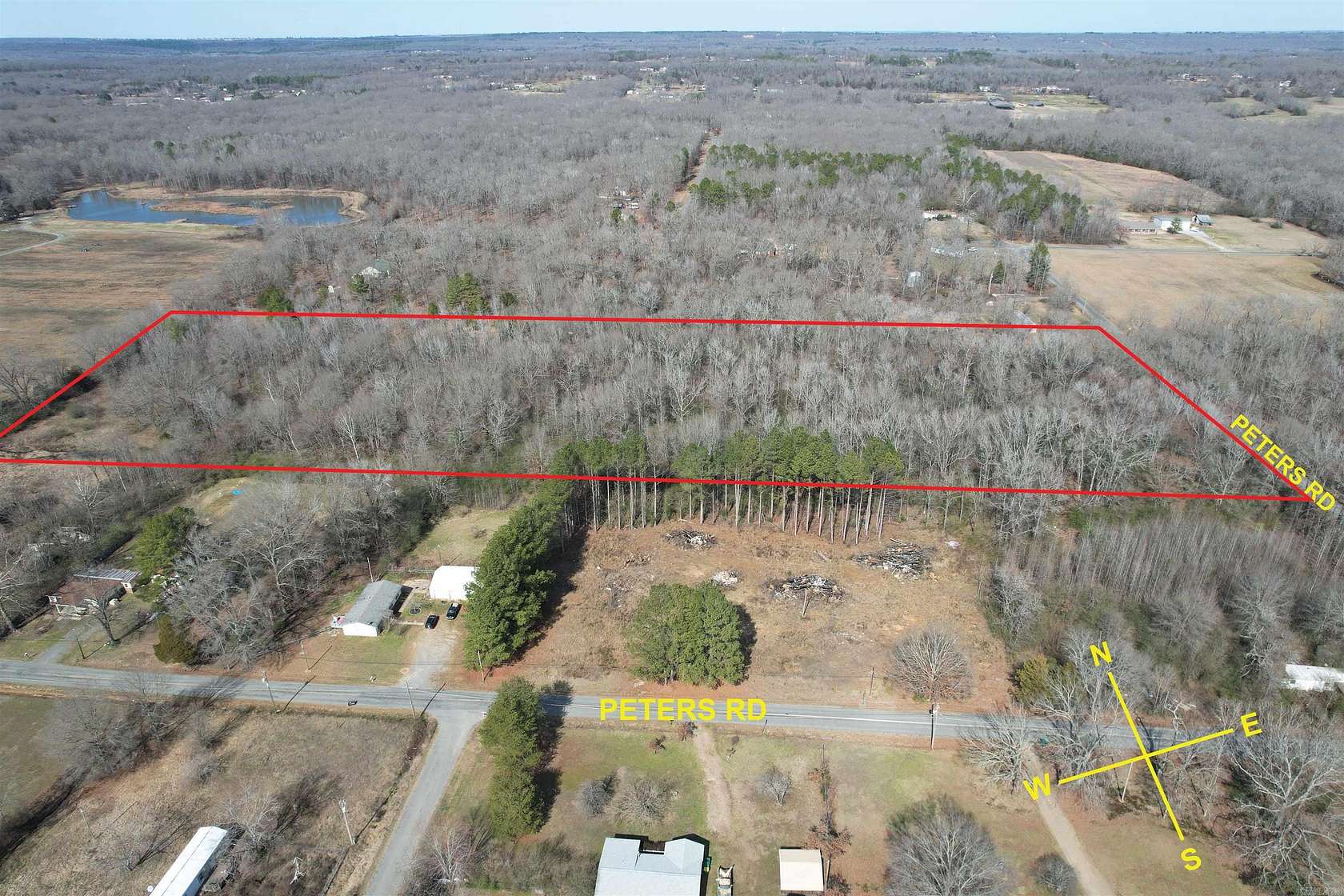 10.21 Acres of Recreational Land for Sale in Jacksonville, Arkansas