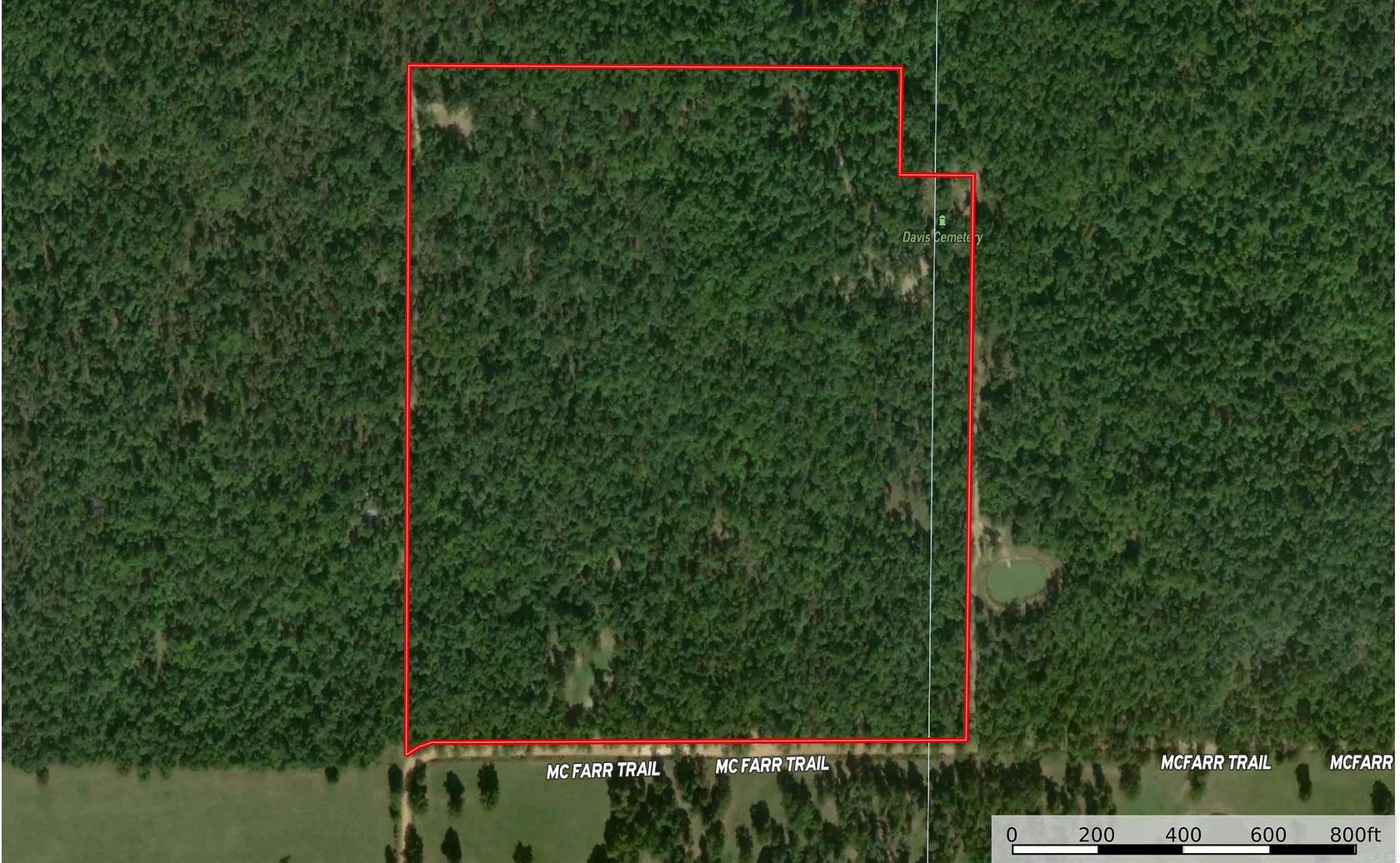 39 Acres of Recreational Land for Sale in Wirth, Arkansas