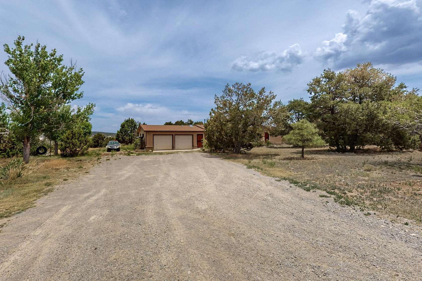 5 Acres of Residential Land with Home for Sale in Edgewood, New Mexico