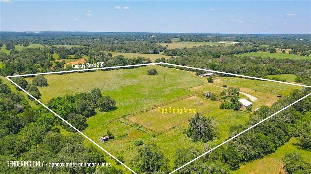 14.6 Acres of Land with Home for Sale in Rockdale, Texas