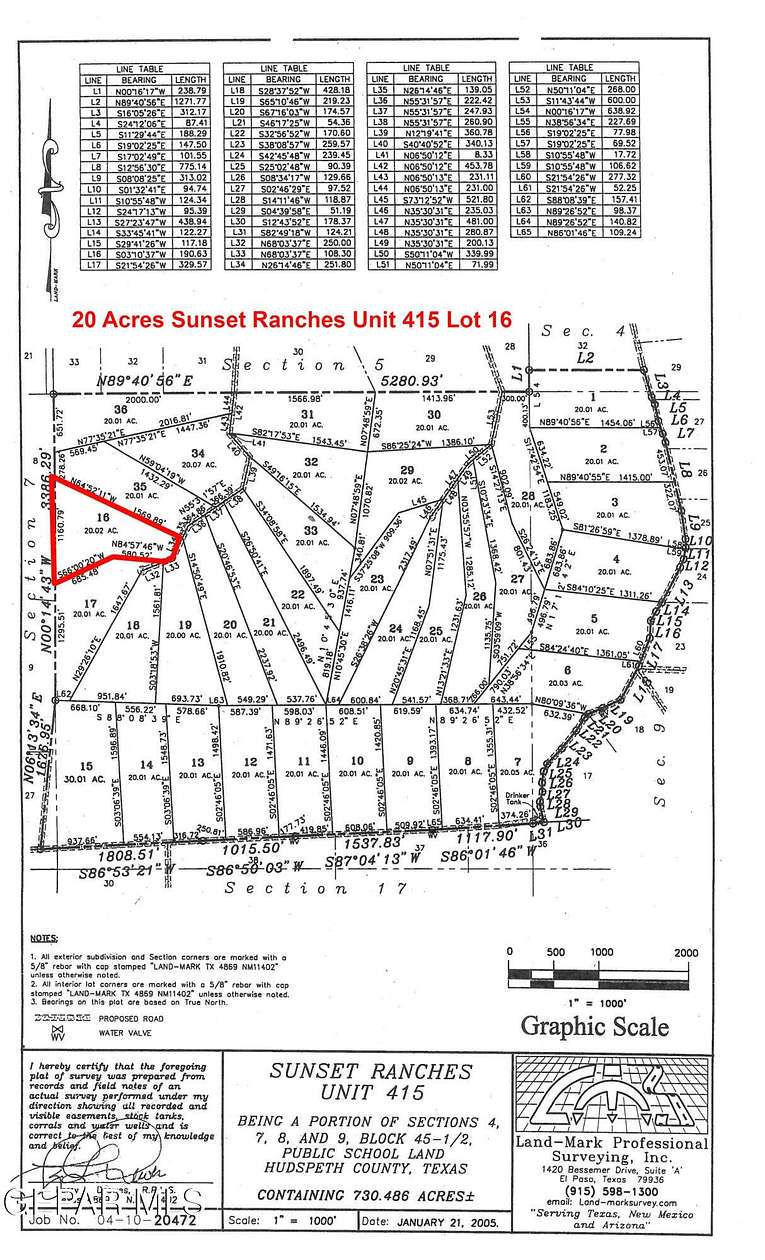 20 Acres of Recreational Land for Sale in Sierra Blanca, Texas