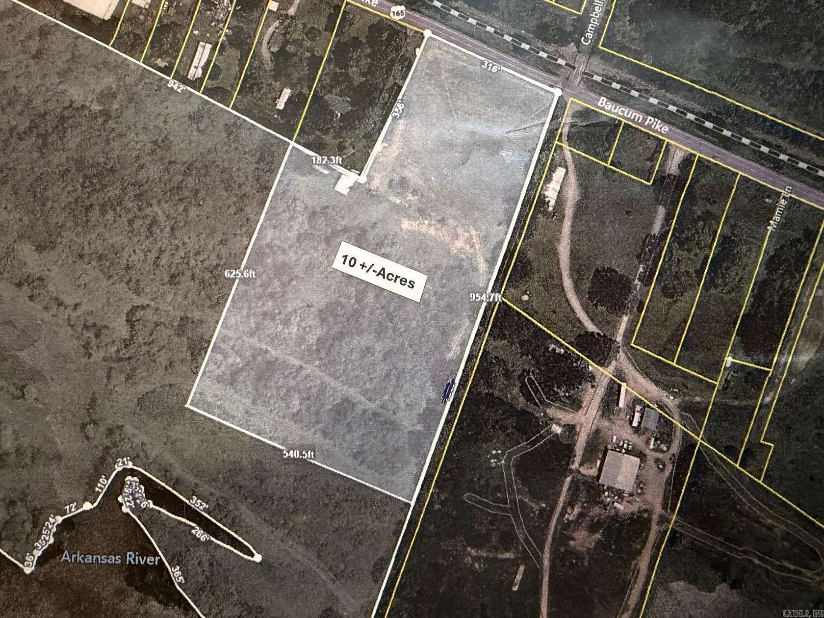 82 Acres of Land for Sale in North Little Rock, Arkansas