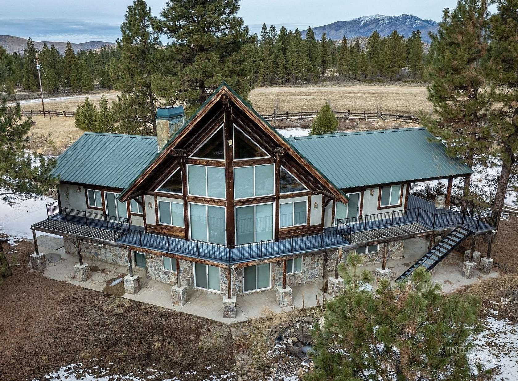 52.8 Acres of Recreational Land with Home for Sale in Prairie, Idaho