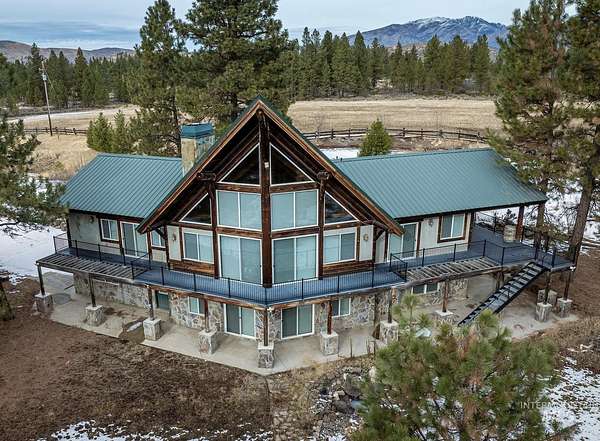 52.8 Acres of Recreational Land with Home for Sale in Prairie, Idaho