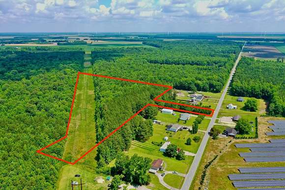 12.03 Acres of Recreational Land for Auction in Hertford, North Carolina