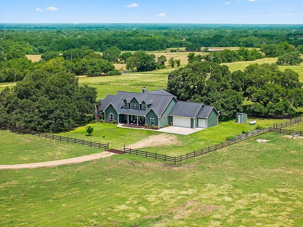 28.12 Acres of Agricultural Land with Home for Sale in La Grange, Texas