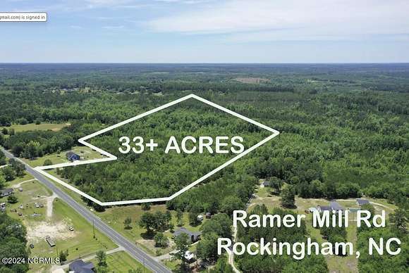 33.64 Acres of Agricultural Land for Sale in Rockingham, North Carolina