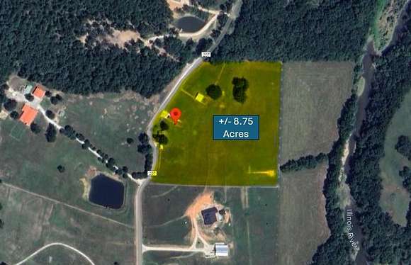 8.75 Acres of Land for Sale in Prairie Grove, Arkansas