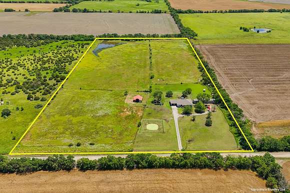 19.2 Acres of Land with Home for Auction in Udall, Kansas