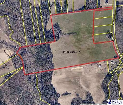 54.83 Acres of Land for Sale in Effingham, South Carolina