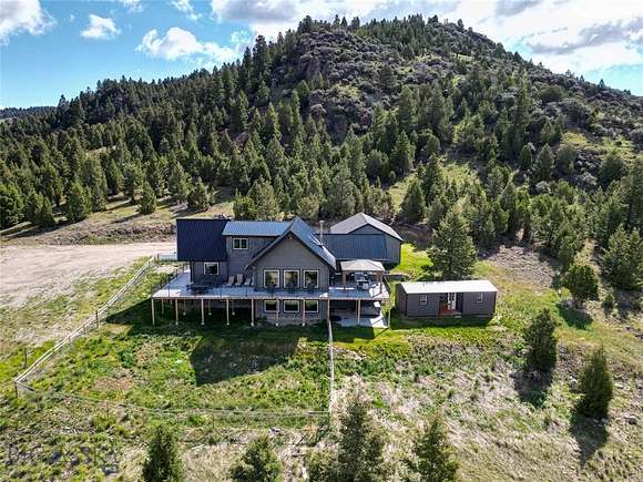 43.83 Acres of Recreational Land with Home for Sale in Ramsay, Montana