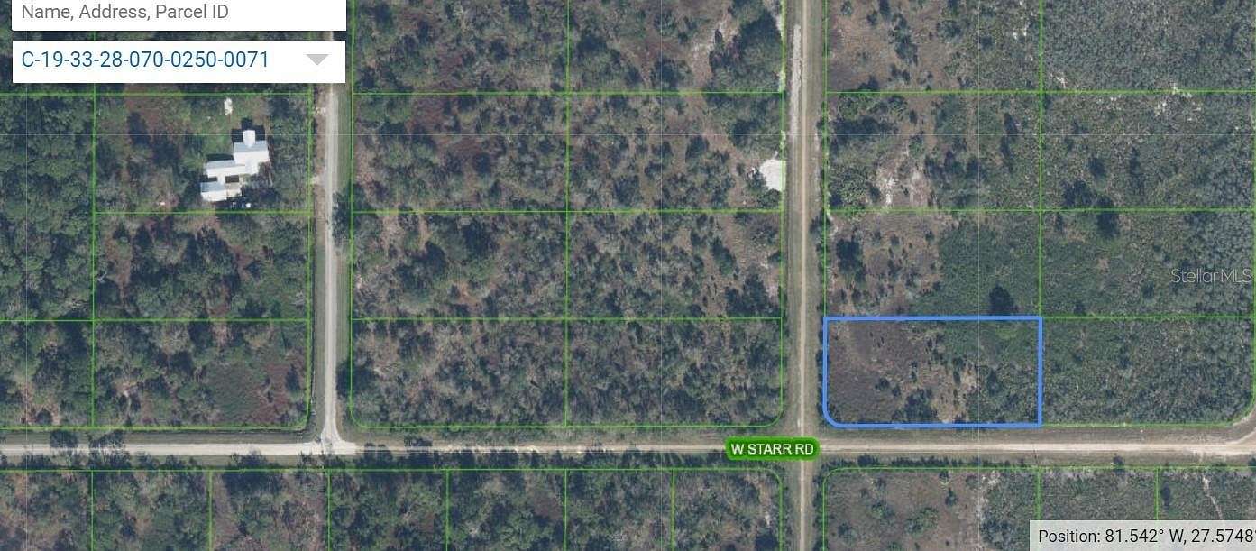 1.04 Acres of Residential Land for Sale in Avon Park, Florida