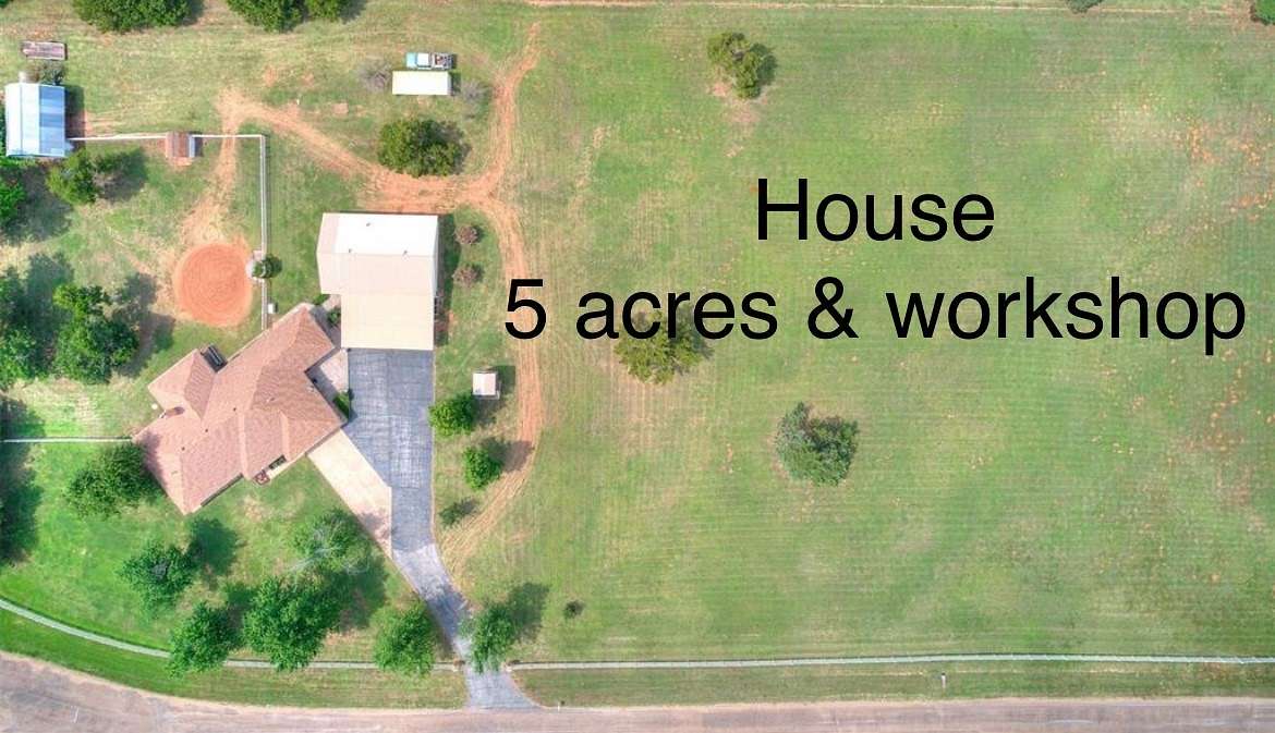 5 Acres of Residential Land with Home for Sale in Oklahoma City, Oklahoma