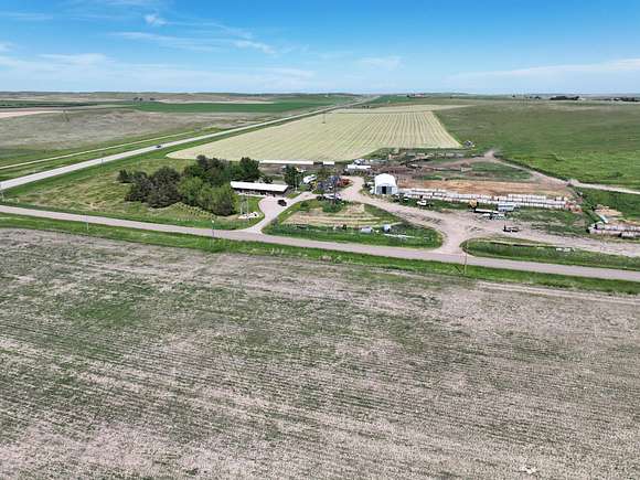 8.96 Acres of Land with Home for Sale in Rushville, Nebraska