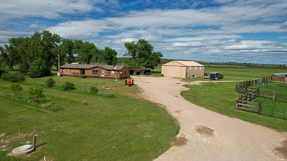 270 Acres of Agricultural Land with Home for Sale in Vale, South Dakota