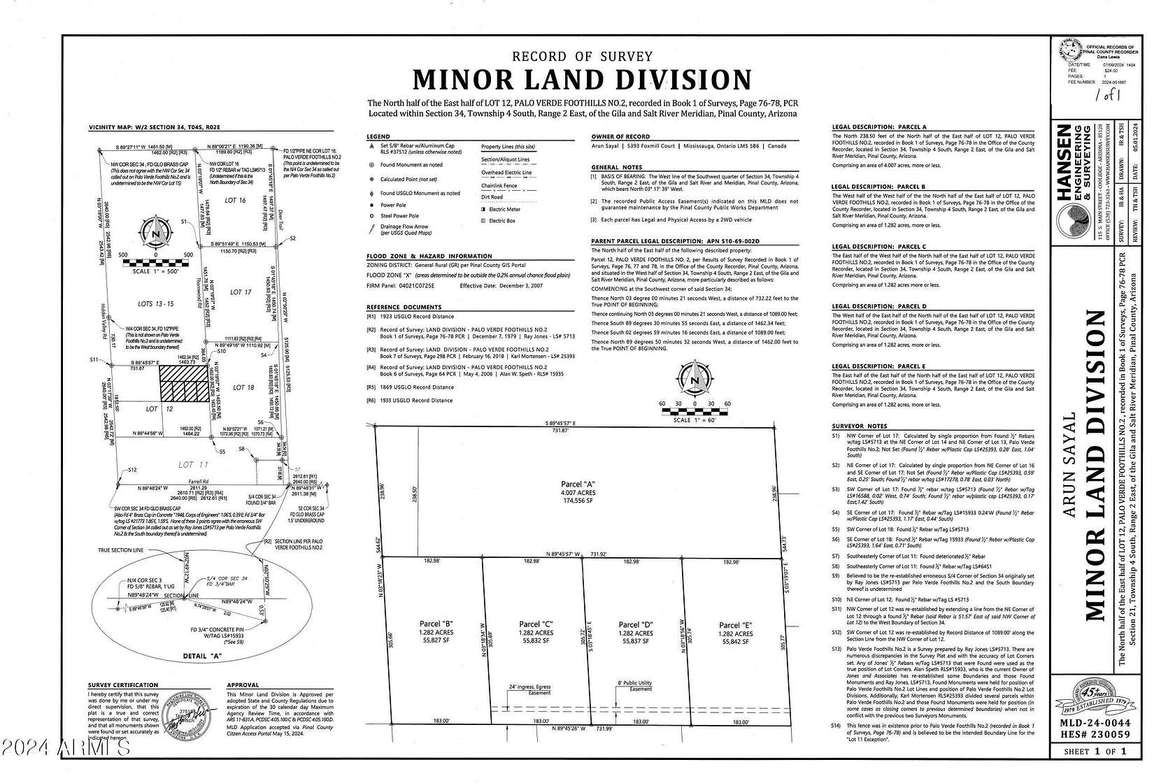 9.1 Acres of Land for Sale in Maricopa, Arizona