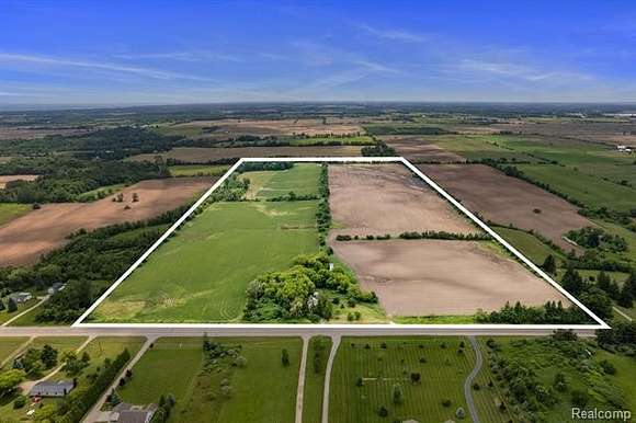 80 Acres of Agricultural Land with Home for Sale in Port Sanilac, Michigan
