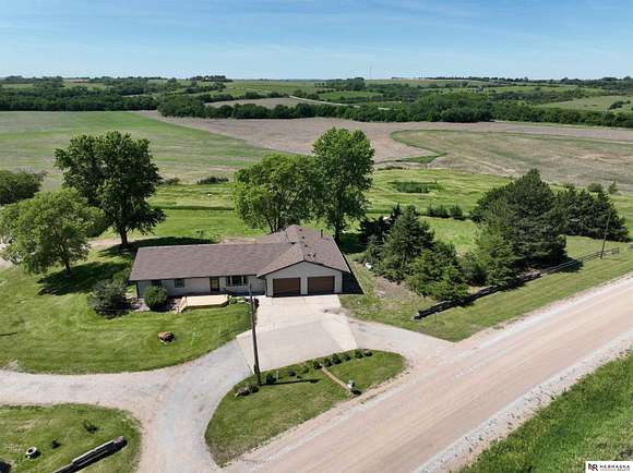 5 Acres of Residential Land with Home for Sale in Valparaiso, Nebraska
