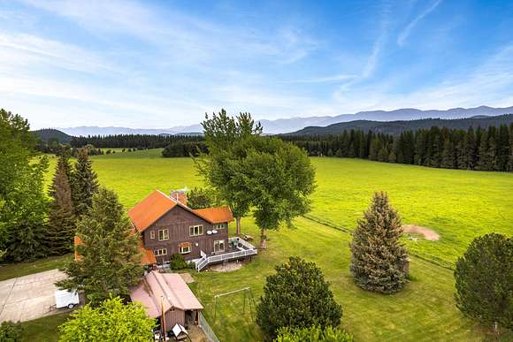 64.27 Acres of Agricultural Land with Home for Sale in Whitefish, Montana