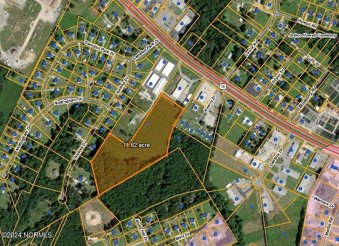 11.6 Acres of Mixed-Use Land for Sale in Goldsboro, North Carolina