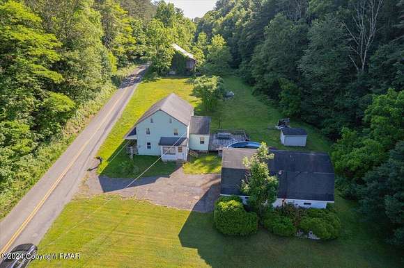 20 Acres of Agricultural Land with Home for Sale in Kunkletown, Pennsylvania