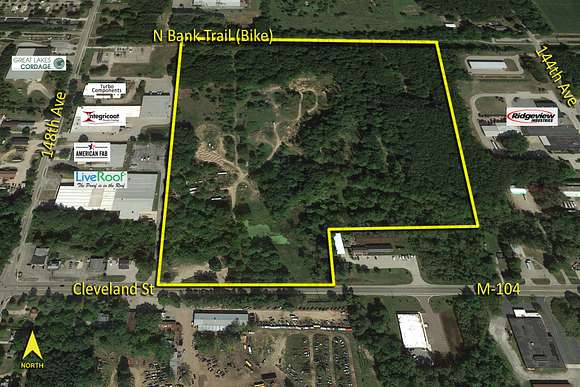 46.71 Acres of Mixed-Use Land for Sale in Spring Lake, Michigan