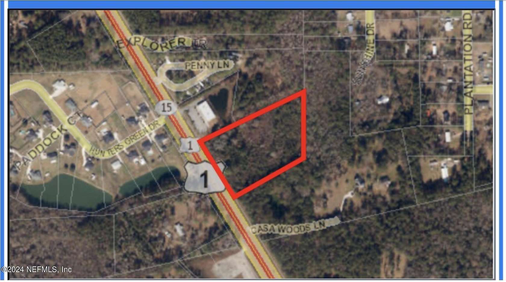 7.15 Acres of Commercial Land for Sale in Callahan, Florida