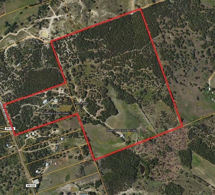 157 Acres of Improved Agricultural Land for Sale in Bertram, Texas