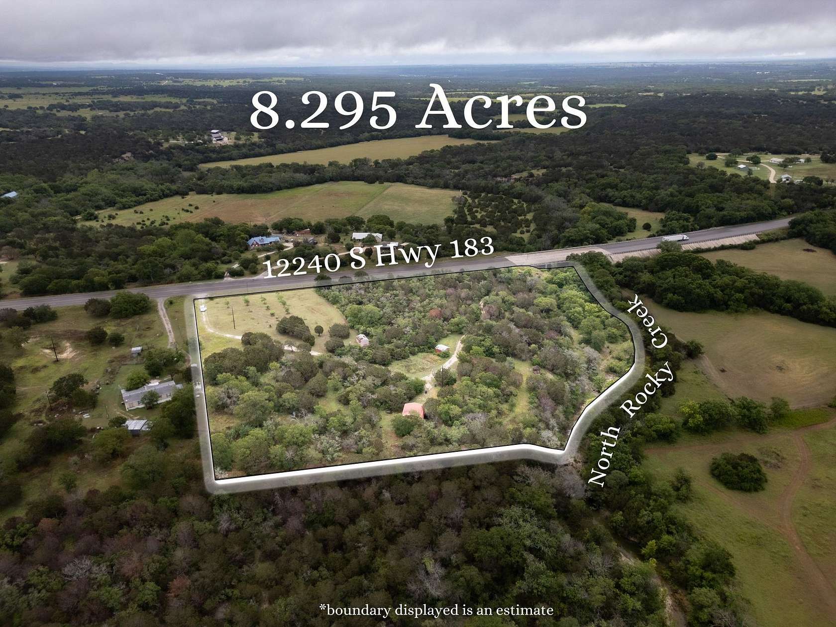 8.3 Acres of Residential Land for Sale in Lampasas, Texas