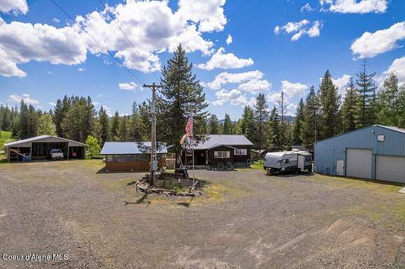 10 Acres of Residential Land with Home for Sale in Fernwood, Idaho