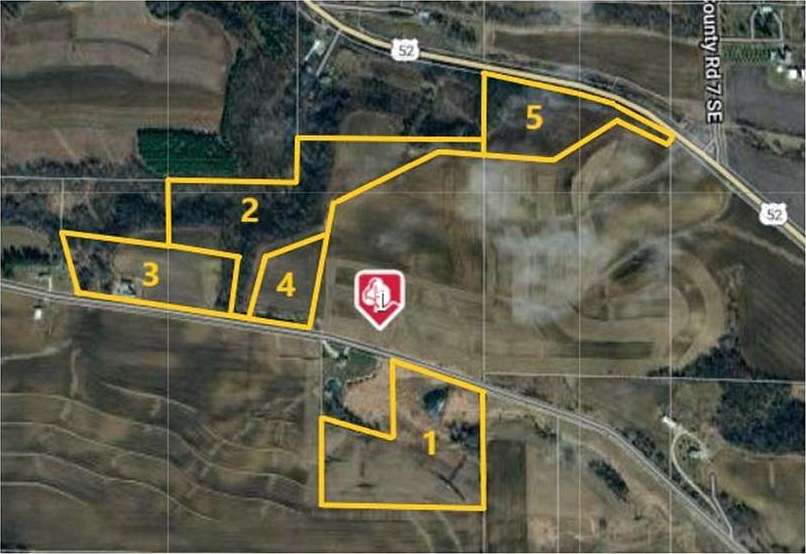 80.06 Acres of Recreational Land & Farm for Sale in Orion Township, Minnesota