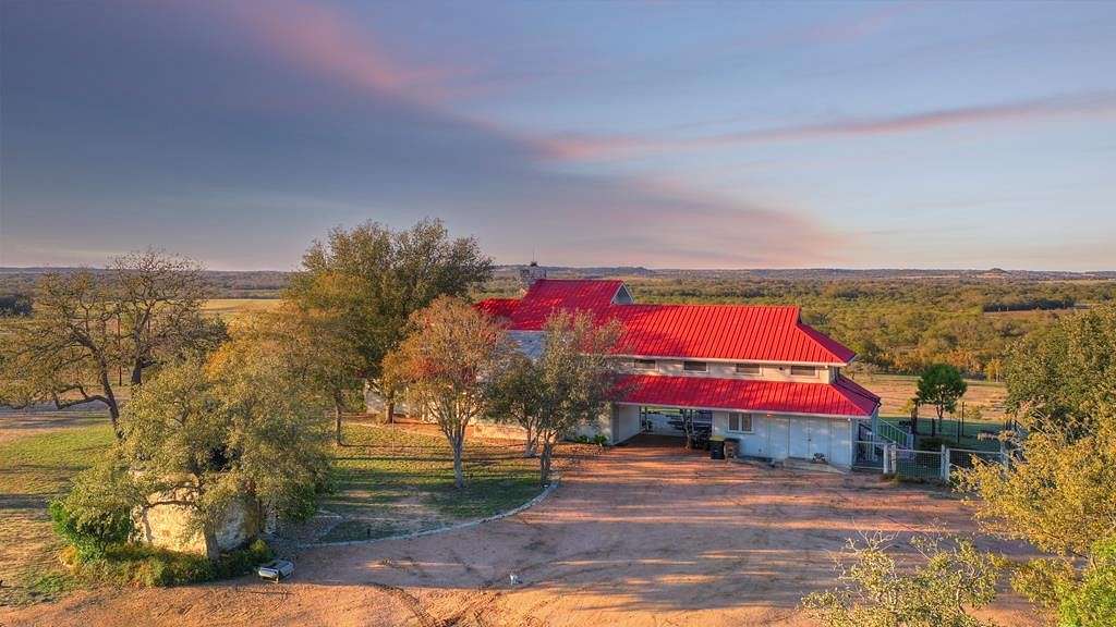 99.7 Acres of Agricultural Land with Home for Sale in Fredericksburg, Texas
