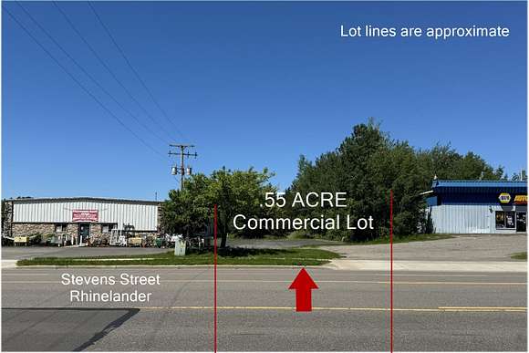 0.554 Acres of Commercial Land for Sale in Rhinelander, Wisconsin