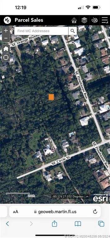 0.459 Acres of Residential Land for Sale in Hobe Sound, Florida