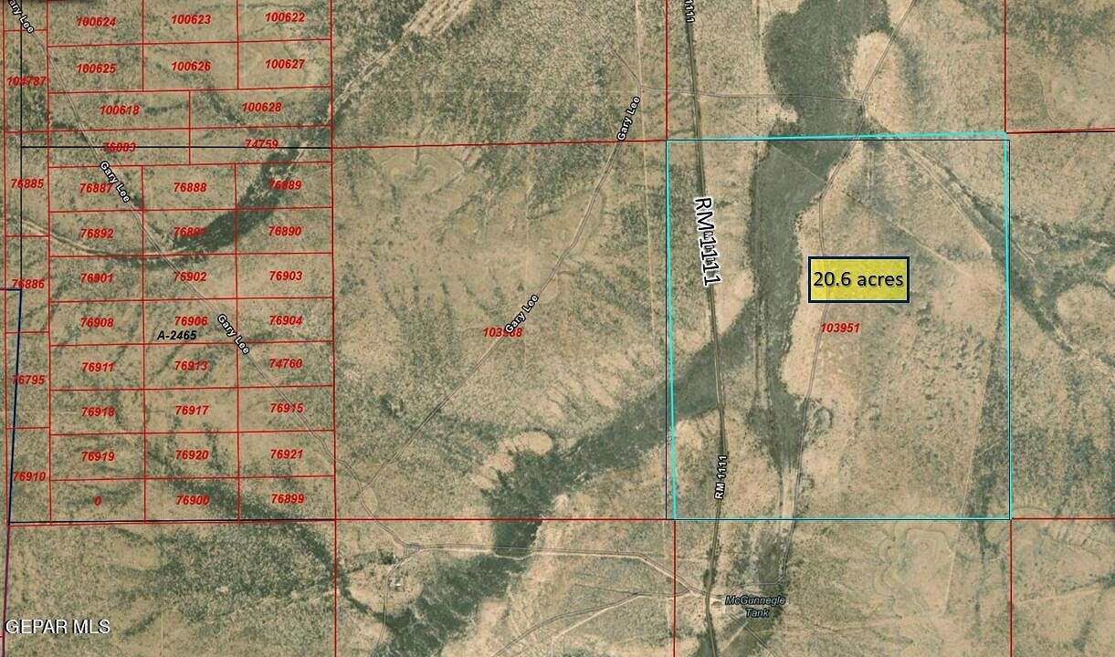20.61 Acres of Land for Sale in Salt Flat, Texas