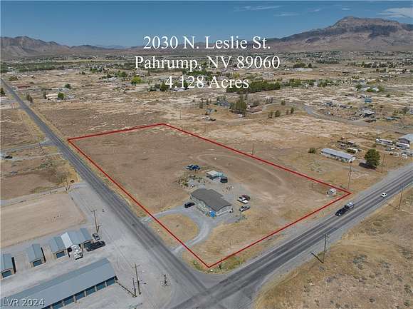 4.128 Acres of Improved Mixed-Use Land for Sale in Pahrump, Nevada