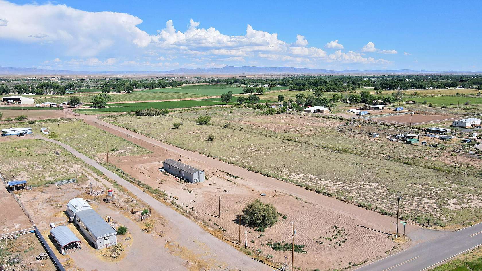 2.5 Acres of Residential Land with Home for Sale in Belen, New Mexico