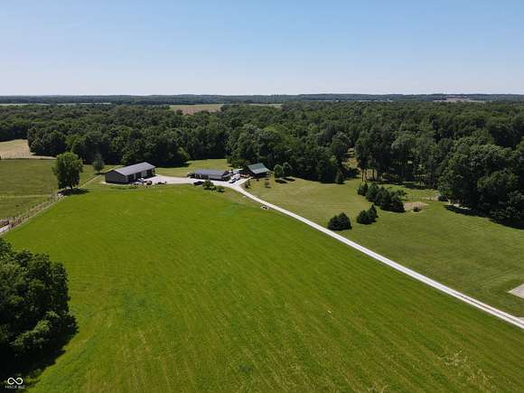 14.6 Acres of Land with Home for Sale in Cloverdale, Indiana