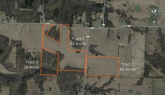 130 Acres of Land for Auction in Huntsville, Missouri
