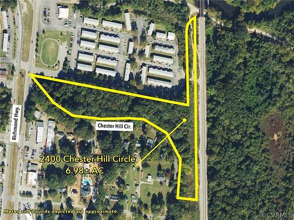 6.98 Acres of Land for Auction in Richmond, Virginia