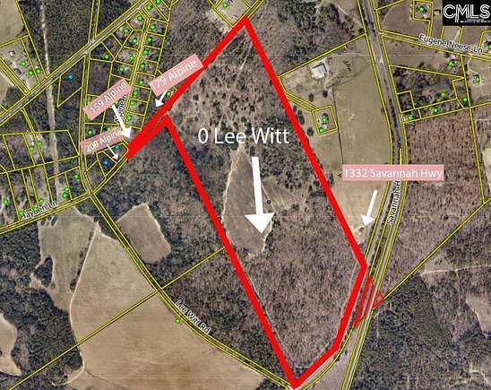 99 Acres of Land for Sale in Swansea, South Carolina