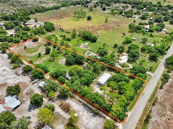 3.32 Acres of Residential Land with Home for Sale in Alva, Florida