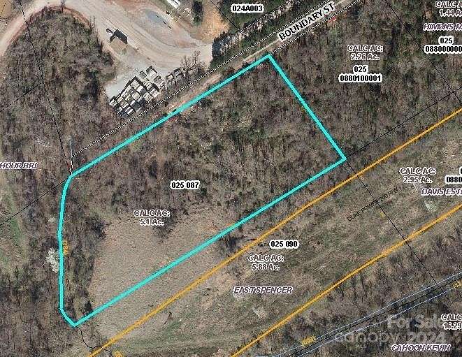 11.28 Acres of Commercial Land for Sale in Salisbury, North Carolina
