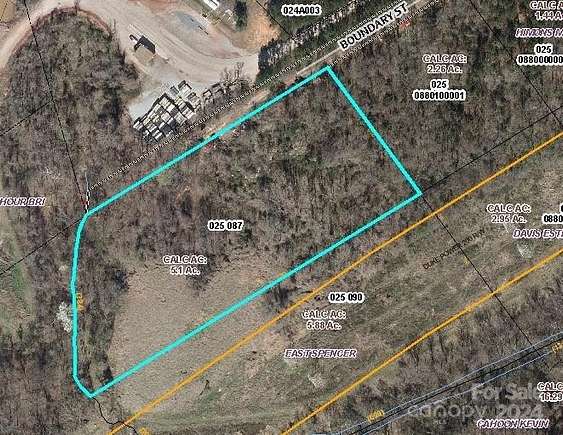 11.28 Acres of Commercial Land for Sale in Salisbury, North Carolina